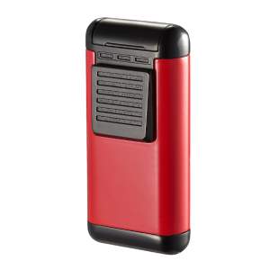 Visol Antero Triple Jet Butane Lighter, Flip Cap, Red, Easy Flame Adjustment