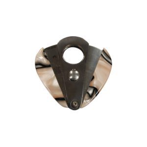 Xikar XI1 Cutter Body with custom Kirinite side handles in a oyster shell design.