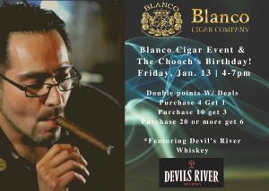 Blanco Event San Pedro Nine cigars Joe Torres Blender