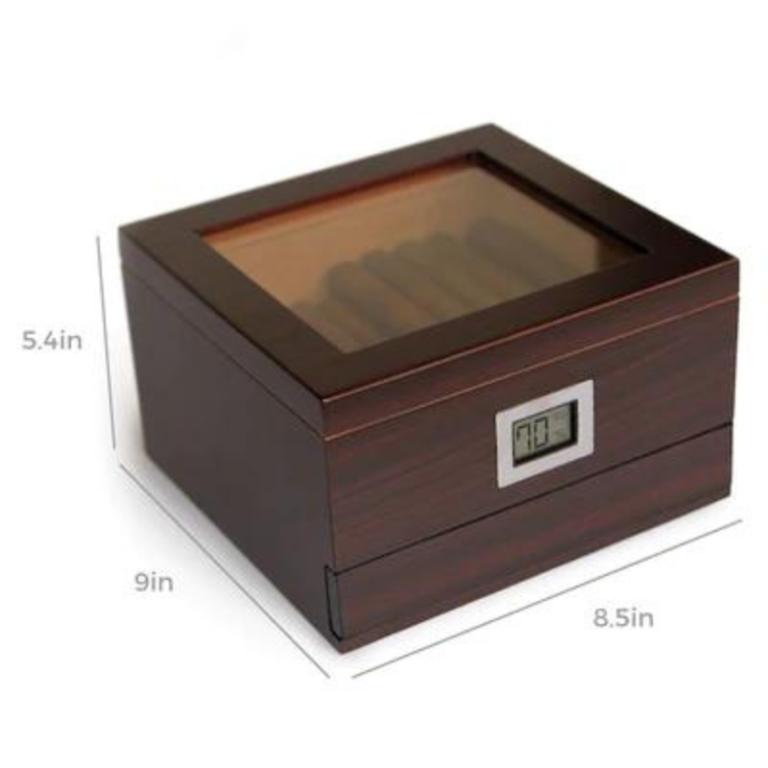 Renzo Glass Top Humidor Club Humidor