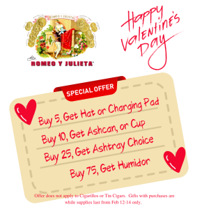 R&J Valentine's Day Promo