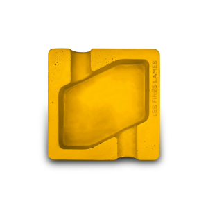 Les Fines Ashtray Dyad Yellow